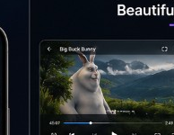 Powerful video player with playback controls